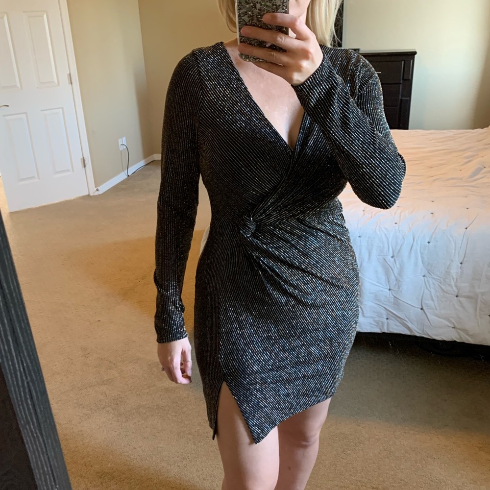 Sequined sparkle party dress